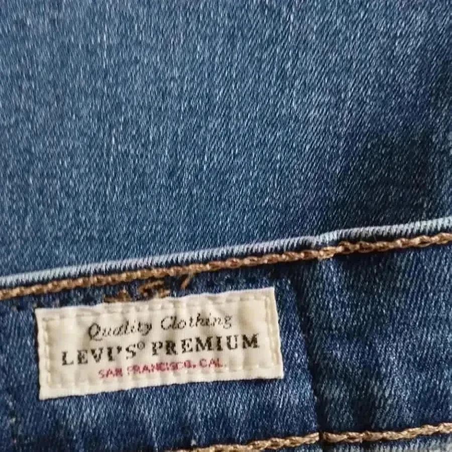 Levi's premium 710 skinny crop taille haute medium, stretch bleu – photo 13